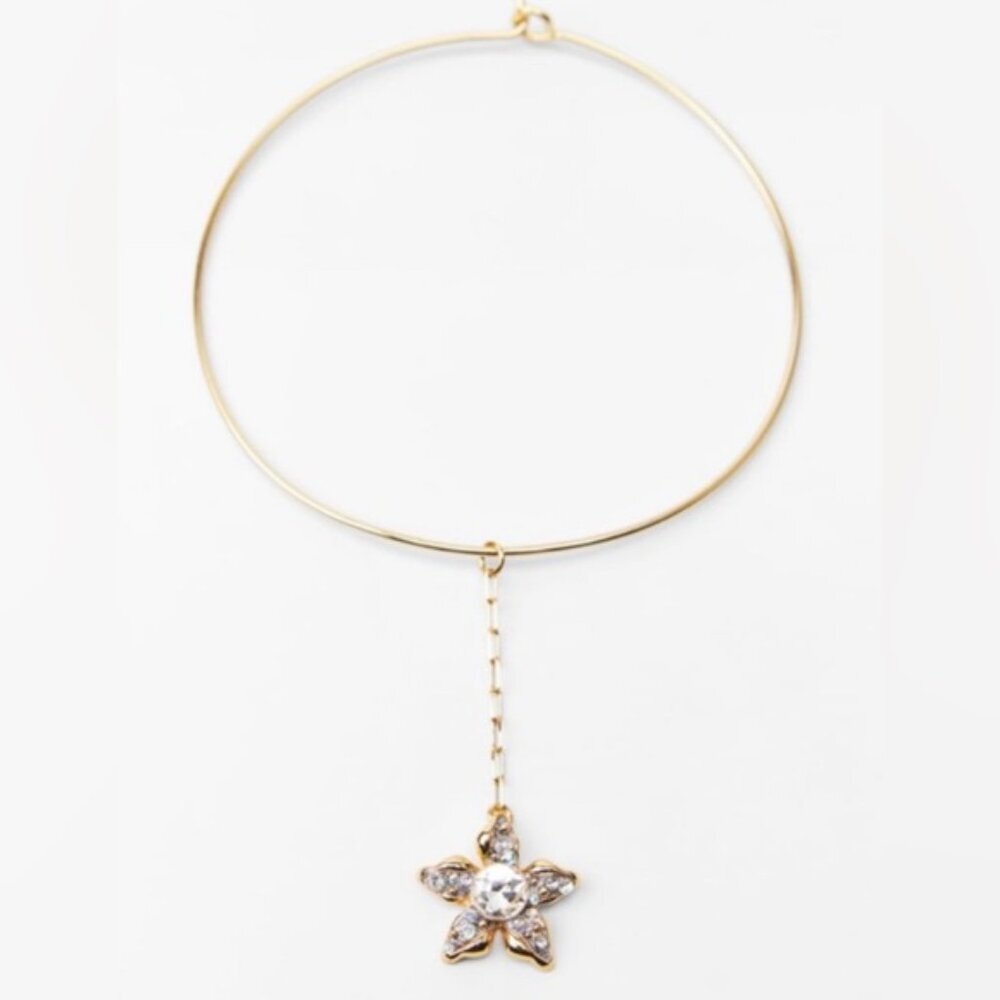 ZARA RHINESTONE STAR CHOKER New no tags - Picture 1 of 6